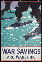War Savings are Warships by Norman Wilkinson, ca. 1943