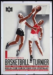 Internationales Basketball-Turnier by Max Kämpf, 1938
