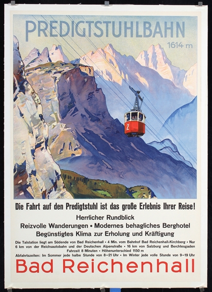 Predigtstuhlbahn - Bad Reichenhall by Anonymous, ca. 1928