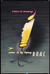 BOAC - time is money by Giad, 1951