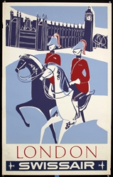 Swissair - London by Henri Ott, 1951