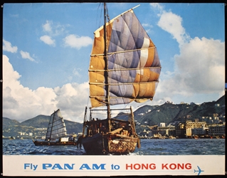 Fly Pan Am to Hong Kong by Kronfeld (Photo), ca. 1970