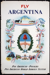 Pan American - Argentina by Constantin Alajalov, 1949