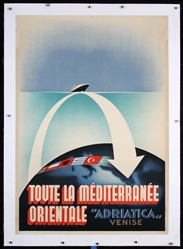 Adriatica - Toute La Mediterranee Orientale by Anonymous, ca. 1936