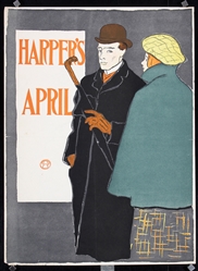 Harpers April by Edward Penfield, 1896