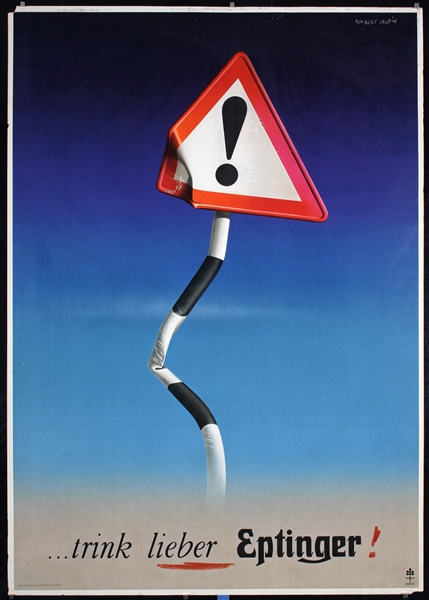 Eptinger (Traffic Sign) by Herbert Leupin, 1947