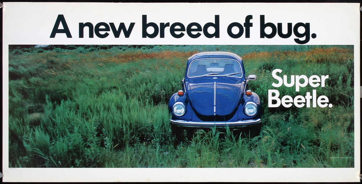 A new breed of bug. Super Beetle (VW) by Anonymous, 1970