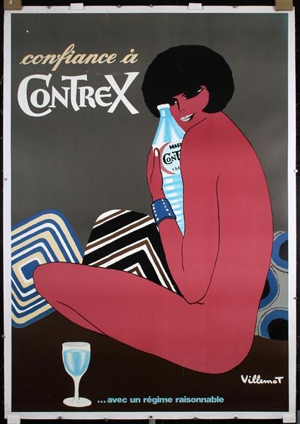 Contrex - Confiance by Bernhard Villemot, 1973