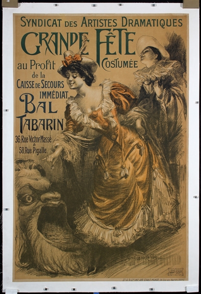 Grande Fete Costumee by Maurice de Lambert, ca. 1898