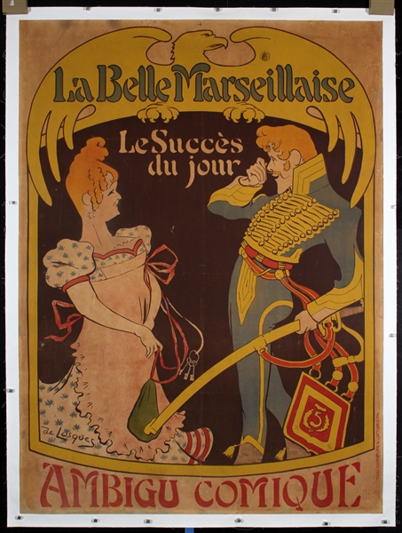 La Belle Marseillaise by Daniel de (David Thoroude) Losques, ca. 1905