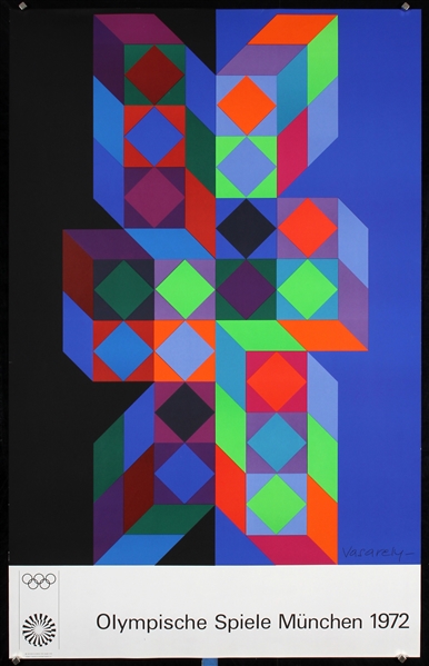 Olympische Spiele München by Victor Vasarely, 1972