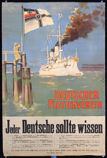 Deutscher Flottenverein by Wilhelm Malchin, ca. 1905