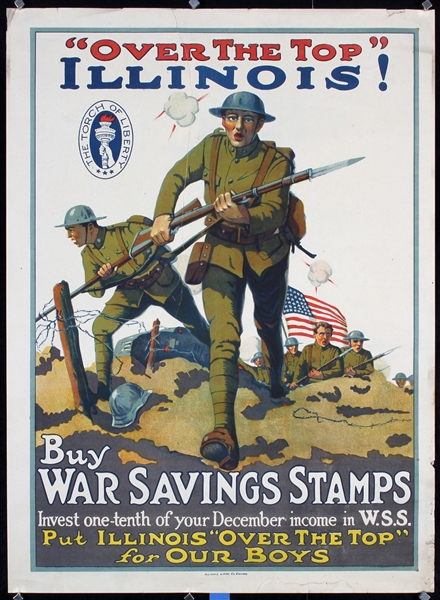 World War I (6 War Savings Posters) by Various Artists, ca. 1918