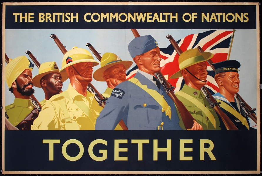 The British Commonwealth of Nations - Together by Patrick C. Keely, ca. 1944