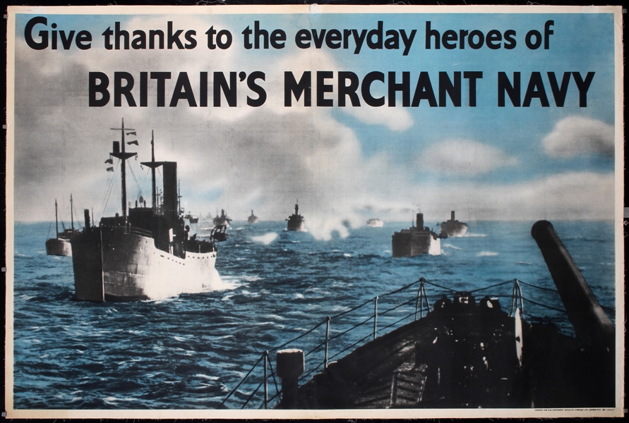 Britains Merchant Navy - Give Thanks by Anonymous - Great Britain, ca. 1944