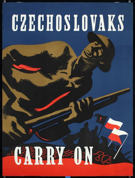 Czechoslovaks Carry On by A.T. Peel, 1942