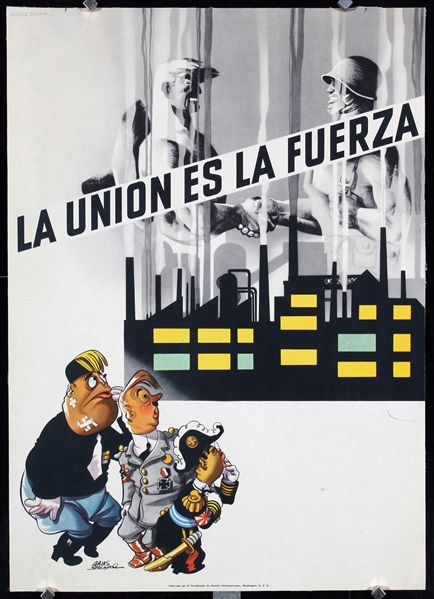 La union es la fuerza by Antonio Arias Bernal, 1943