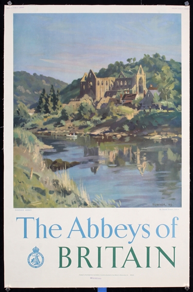 The Abbeys of Britain (Tintern Abbey) by Donald Chisholm Towner, 1949