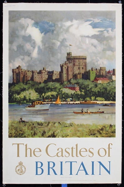 The Castles of Britain (Windsor Castle) by Norman Wilkinson, ca. 1950