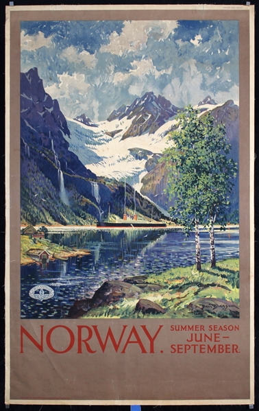 Norway by Ben (Benjamin) Blessum, ca. 1930