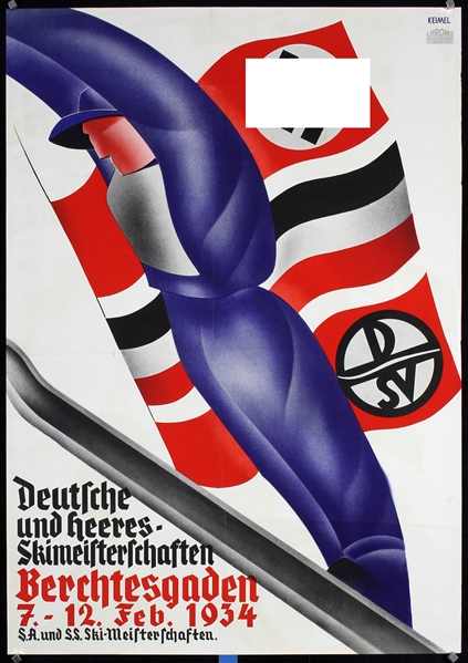 Skimeisterschaften Berchtesgaden by Hermann Keimel, 1934