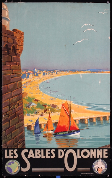 Les Sables dOlonne by Pierre Commarmond, ca. 1930