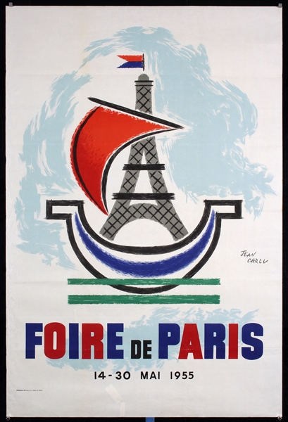 Foire de Paris (Large Version) by Jean Carlu, 1955