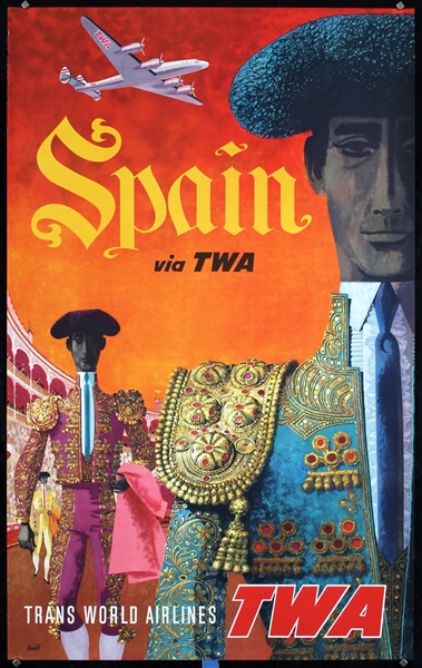 TWA - Spain by David F. Klein, ca. 1955