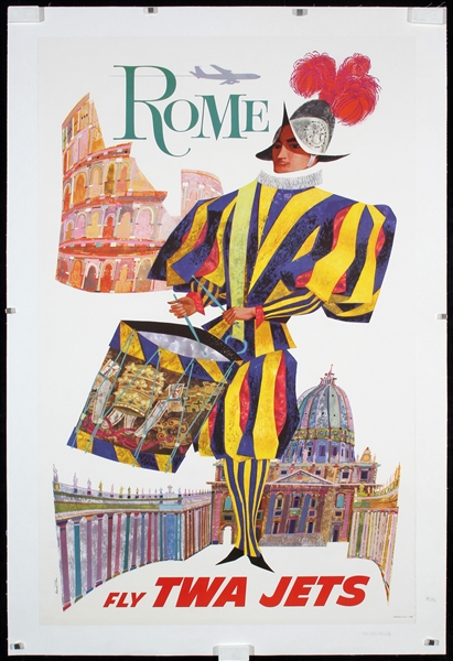 TWA - Rome by David F. Klein, ca. 1965