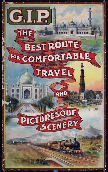 The Best Route (Great Indian Peninsula Railway) by Anonymous, ca. 1915