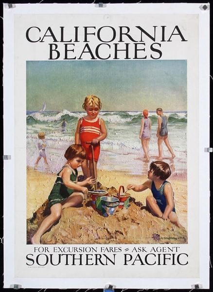 Southern Pacific - California Beaches by Wainwright Jr., 1927