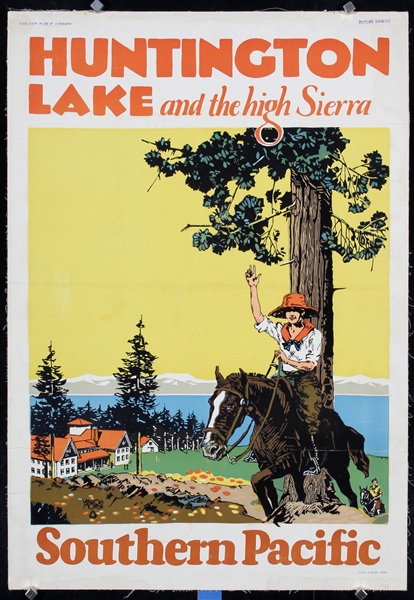 Southern Pacific - Huntington Lake and the High Sierra by Vernon Morse, 1928