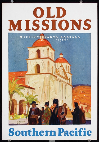 Southern Pacific - Old Missions by Maurice Logan, ca. 1930