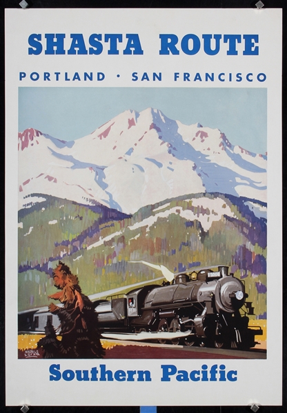 Southern Pacific - Shasta Route by Maurice Logan, ca. 1936