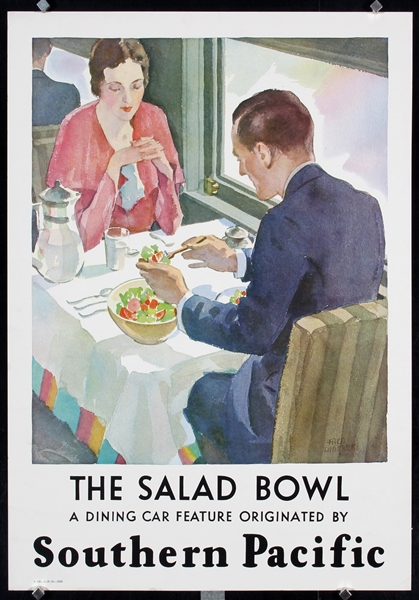 Southern Pacific - The Salad Bowl by Fred Ludekens, 1930