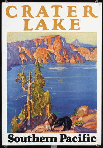 Southern Pacific - Crater Lake by Maurice Logan, 1933