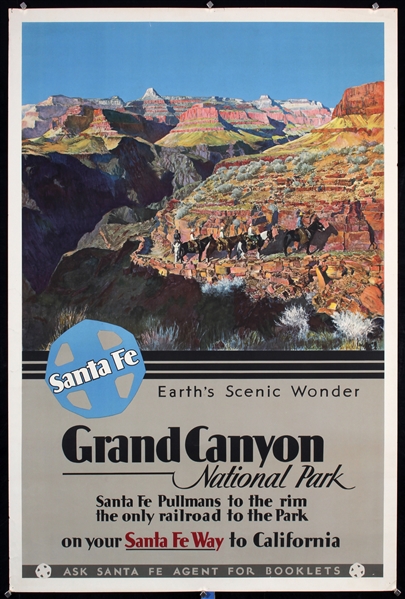 Santa Fe - Grand Canyon National Park by Anonymous, ca. 1936