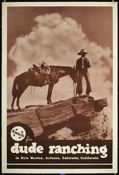 Santa Fe - Dude Ranching by Anonymous - USA, ca. 1938