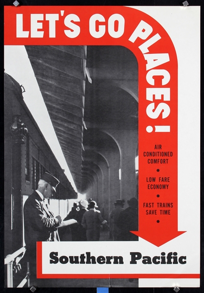 Southern Pacific - Lets Go Places by Anonymous - USA, ca. 1938