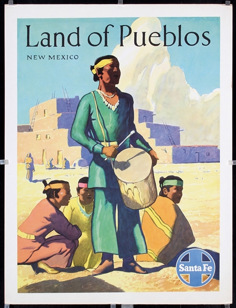 Santa Fe - Land of Pueblos by Anonymous - USA, ca. 1946