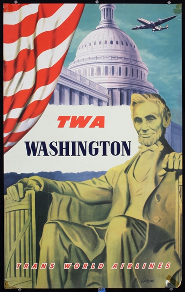 TWA  - Washington by Lacano, 1951