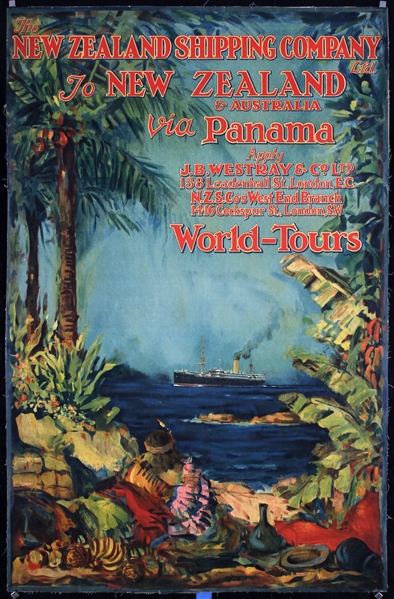 New Zealand Shipping Company by Anonymous - New Zealand, ca. 1928