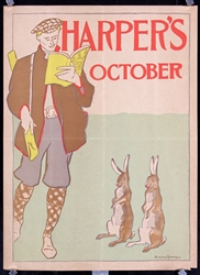 Harpers October by Edward Penfield, 1895