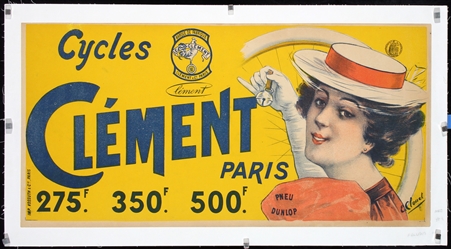 Cycles Clement by Emile Clouet, ca. 1900