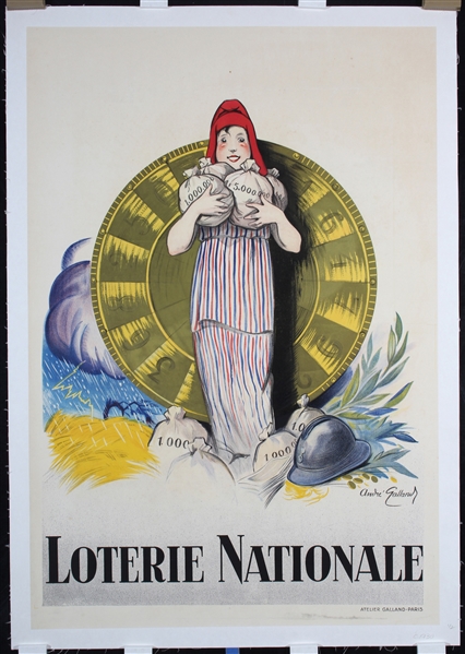 Loterie Nationale by Andre Galland, ca. 1922