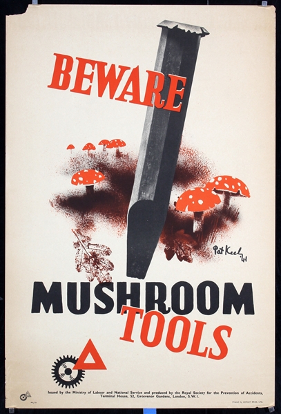 Beware - Mushroom Tools by Patrick C. Keely, 1941