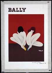 Bally by Bernhard Villemot, 1973