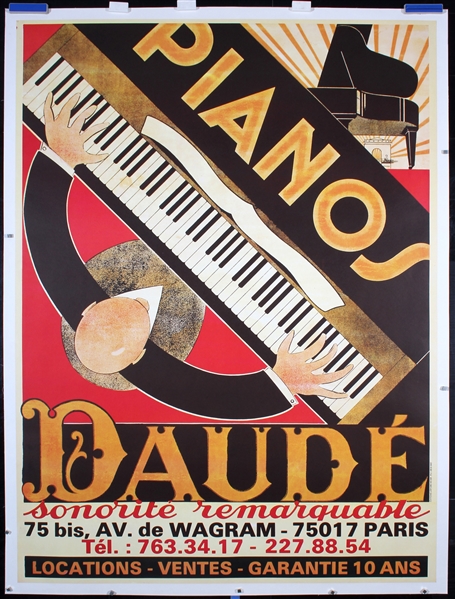 Pianos Daude (1970s Printing) by Andre Daude, ca. 1978