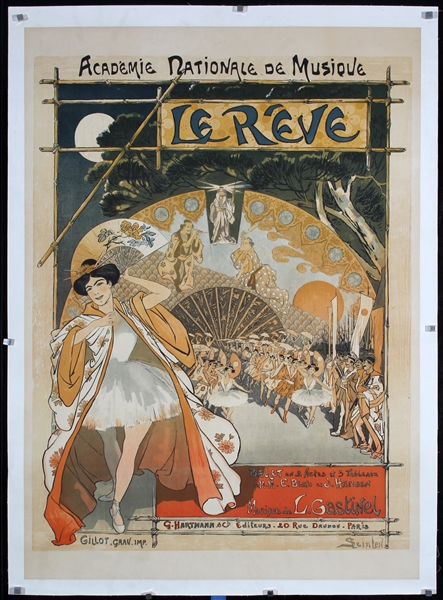 Le Reve by Theophile-Alexandre Steinlen, 1890