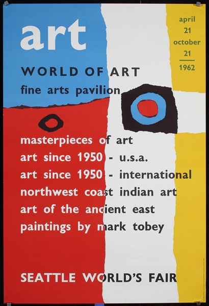 Seattle Worlds Fair -+ Art - World of Art by Dick Elffers, 1962